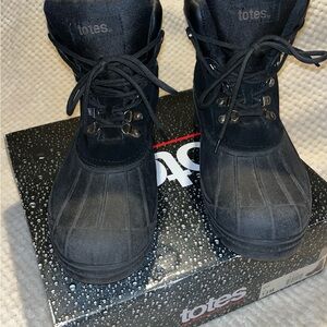 Men’s Totes Black Thermolite Insulated Boots size 13